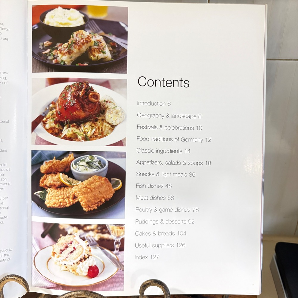 The Food & Cooking of Germany Mirko Trenkner Cookbook 60 Recipes Hardcover - Picture 7 of 9